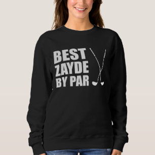 Best Zayde By Par Jewish Grandpa Golfer Pun Sweatshirt