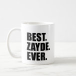 Best Zayde Ever Jewish Grandfather Coffee Mug<br><div class="desc">Best Zayde Ever cool design. A great gift for a Jewish grandfather that's called the Jewish name Zayde by his grandchildren. A great gift for a special Jewish grandpa!</div>