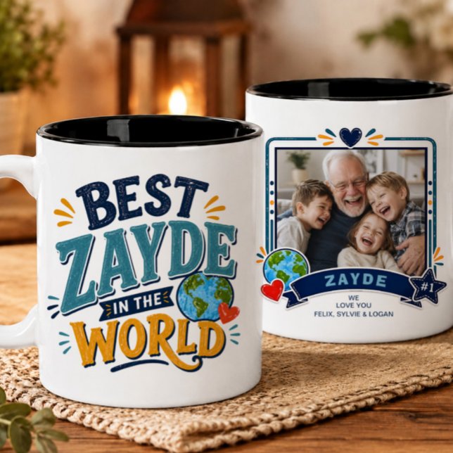 Best Zayde in the World Photo Mug (Creator Uploaded)