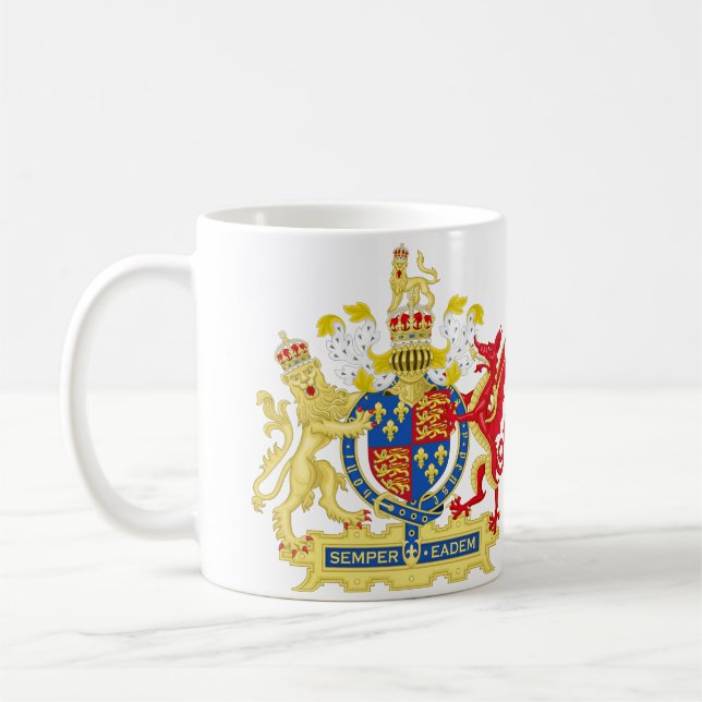 Bestand Coat Of Arms Of England Coffee Mug (Left)