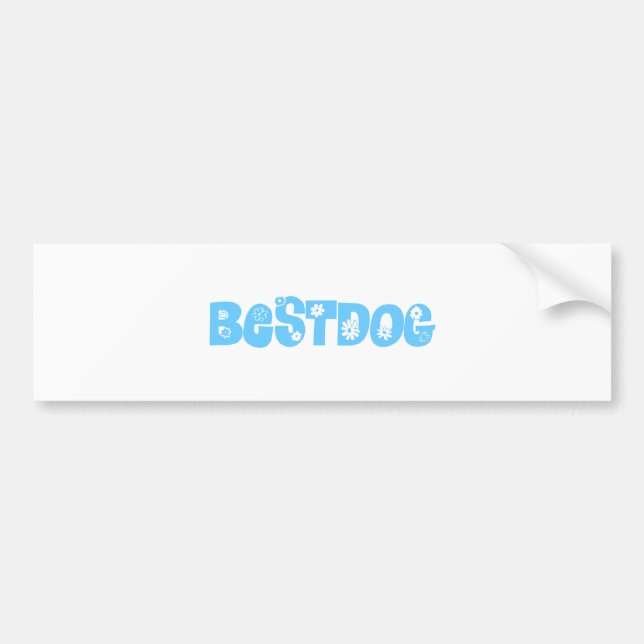 Bestdog Bumper Sticker (Front)