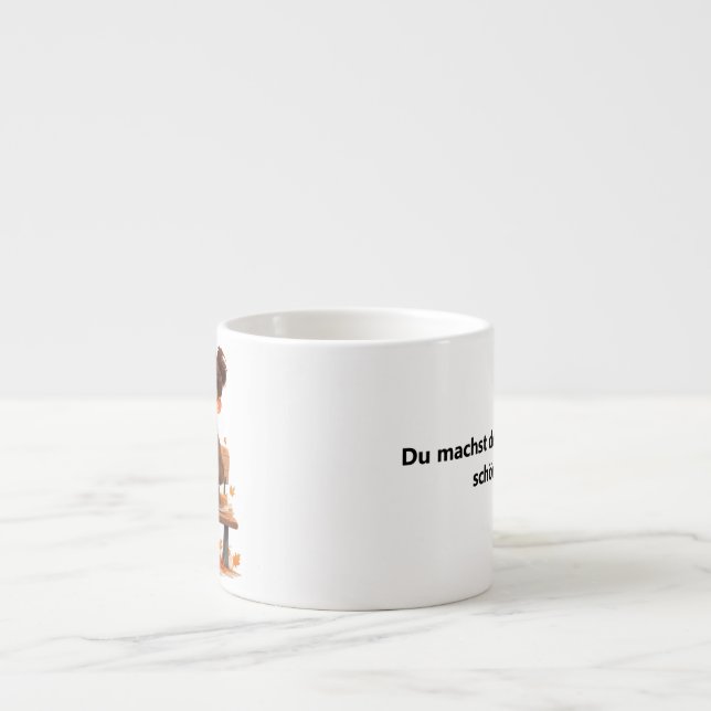 Beste Freundinnen-Tasse – Gemeinsam Lachen & Kaffe Espresso Cup (Front)