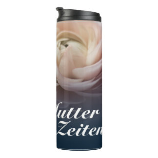 Beste Mutter aller Zeiten mit großer rosa Rose Thermal Tumbler