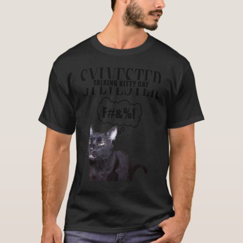 Besteever Sylvester _ Talking Kitty Cat F_ Shirt