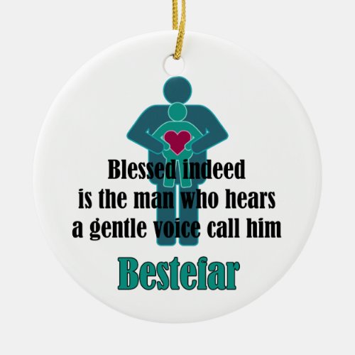 Bestefar Blessed Indeed Decorative Ornament