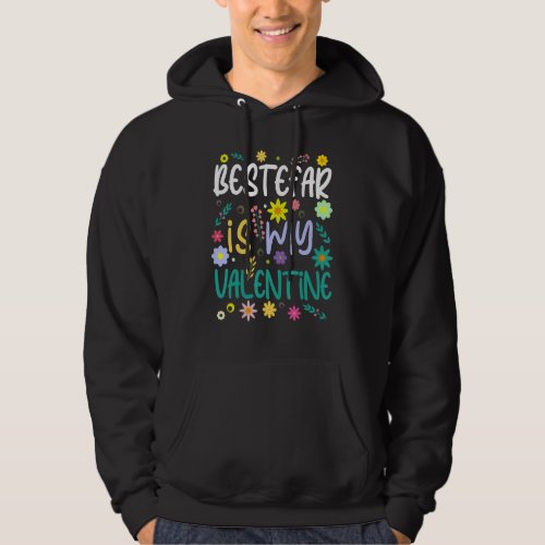 Bestefar Is My Valentine Valentines Day Hoodie