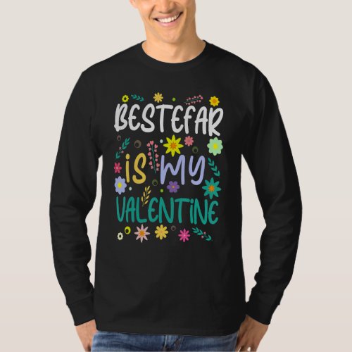 Bestefar Is My Valentine Valentines Day T_Shirt