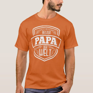 Bester Papa der Welt Father's Day Gift Father's Da T-Shirt