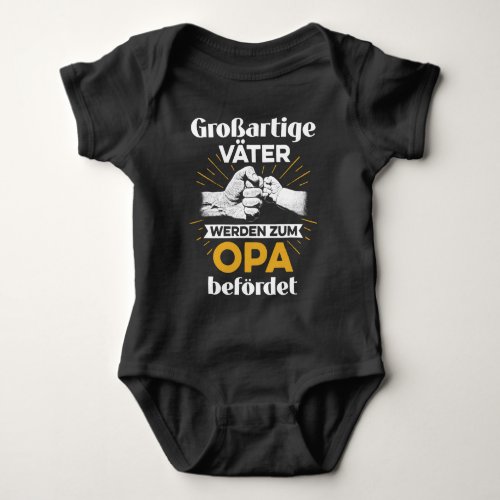 Bester Papa Sohn Vater Opa berraschung Enkel Baby Bodysuit