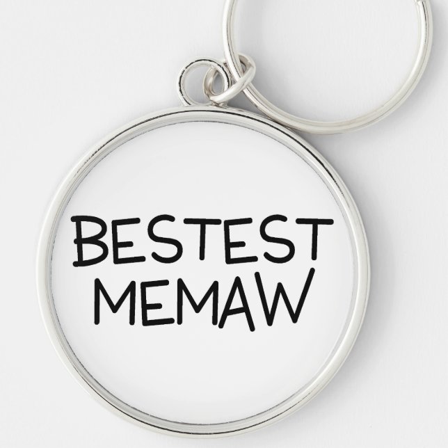 Bestest Memaw Keychain (Front)