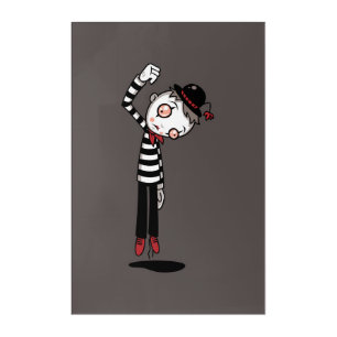 Bestest Mime Ever Acrylic Print