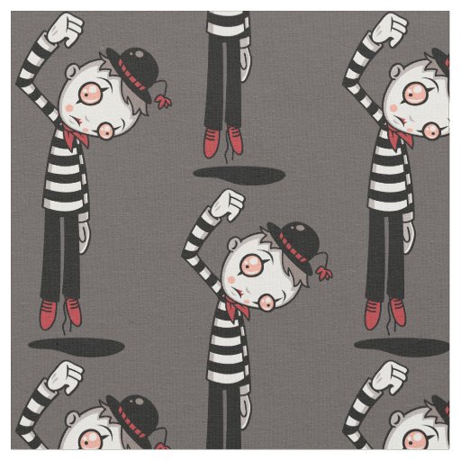 Bestest Mime Ever Fabric