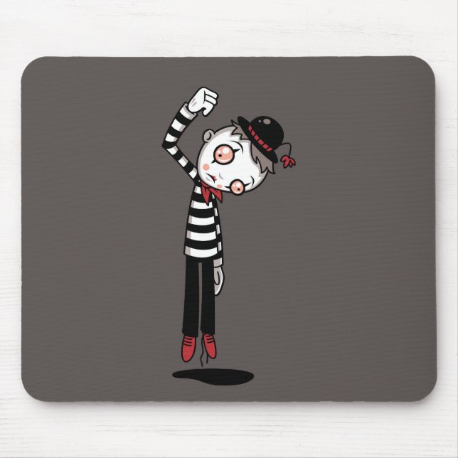 Bestest Mime Ever Mouse Pad (Front)