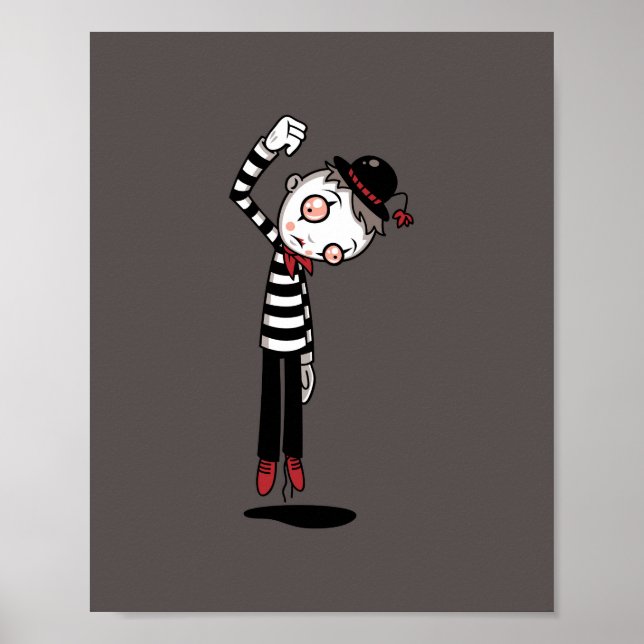 Bestest Mime Ever Poster (Front)