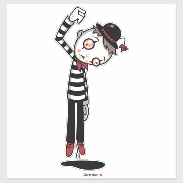 Bestest Mime Ever Sticker (Sheet)