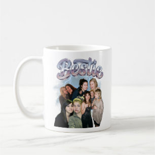 Bestie Custom Photo Collage Coffee Mug