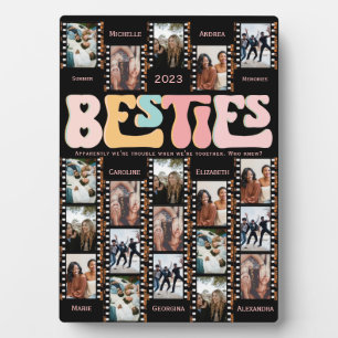 Bestie Film Reel Movie Trendy Picture Frame Plaque