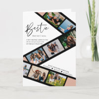 Bestie | Modern 8 Photo Film Strip Collage