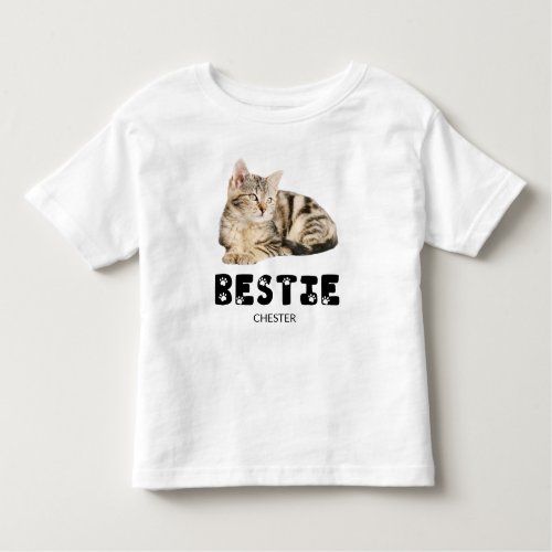 Bestie Personalized Photo Toddler T_Shirt