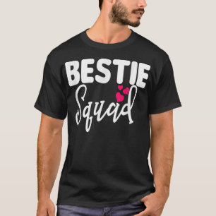 Bestie SquadMatching BFF Friend Crew Hearts  T-Shirt