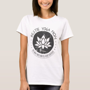 Bestie Yoga Mom, Spiritual mom T-Shirt