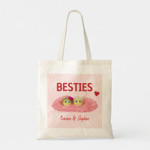Besties best friend bff cute funny custom tote bag