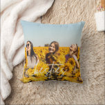 Besties Best Friend Photo Friendship  Throw Pillow<br><div class="desc">Keepsake lumbar throw pillow for your bestie(s). Makes a great gift for your bestie! 

Have customization requests or need help with making your photo fit? Contact me,  I'd love to help.</div>