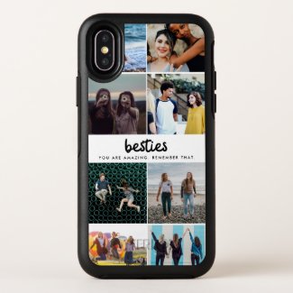 Besties Best Friend Quote Instagram Photo Collage OtterBox iPhone Case