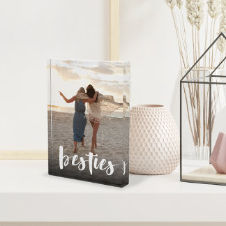Besties | Best Friend Script Overlay Photo Block
