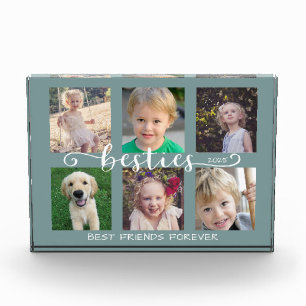 Besties Best Friends 6 Photo Collage Block
