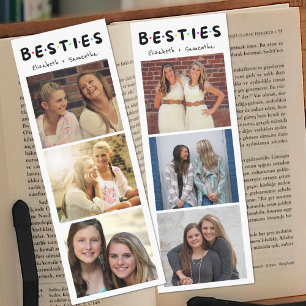 Besties Best Friends BFF Selfie Photo Collage Bookmarks