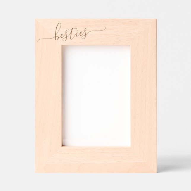 Besties Best Friends BFFs Engraved Frames (Front)