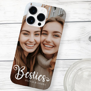 Besties best friends custom names photo iPhone 13 pro max case