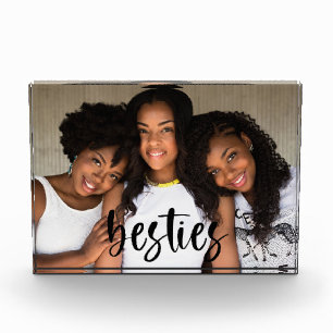 Besties Best Friends script font modern Photo Block