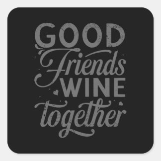 Besties BFF Heart Best Friends Bestie  Square Sticker