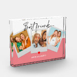 Besties BFF Photo Collage Custom Gift Heart<br><div class="desc">Besties BFF Photo Collage Custom Gift Heart</div>