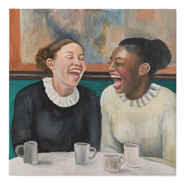 Besties Canvas Print  (Front)