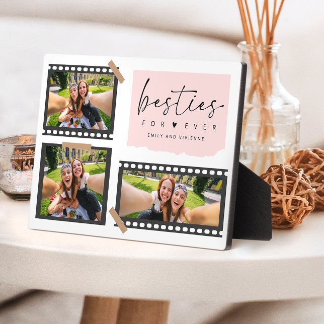 Besties Custom Collage Photo Plaque (Creator Uploaded)