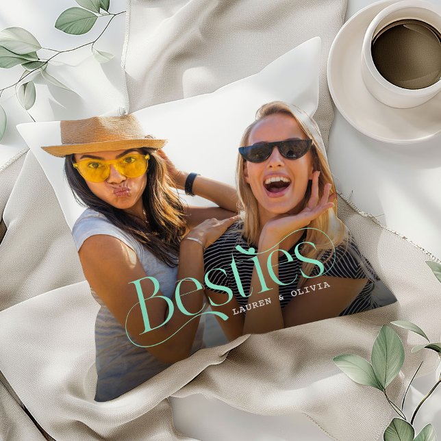 Besties Custom Photo Friendship Pillow (Creator Uploaded)
