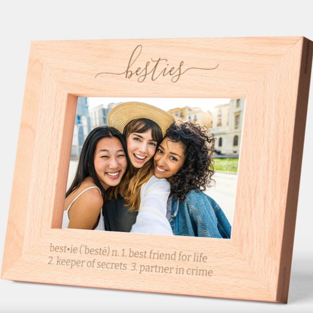 Besties Dictionary Definition Fun Engraved Frames (Creator Uploaded)