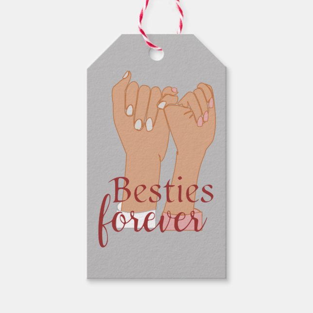 Besties Forever Gift tag (Front)