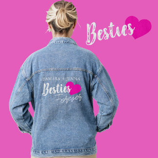 Besties Forever heart custom names