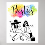 Besties Forever Poster/Best Friend Poster<br><div class="desc">Besties Forever Poster/Best Friend Poster</div>