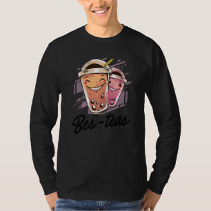 Besties Graphic Tea Tea Drinker Tea Brewing Cup Of T-Shirt