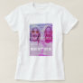 Besties | Modern Text and Colorful Photo Effect T-Shirt