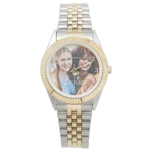 Besties | Personalized Names Photo Watch