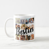 BESTIES, Photo Collage & Names | BFF Coffee Mug (Left)