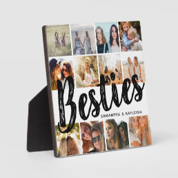 BESTIES, Photo Collage &amp; Names | BFF Plaque