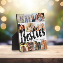 BESTIES, Photo Collage & Names | BFF Plaque