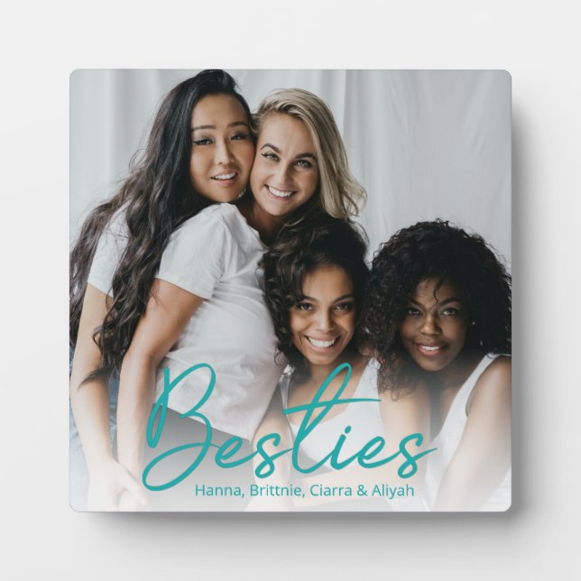 Besties Photo Plaque (Front)